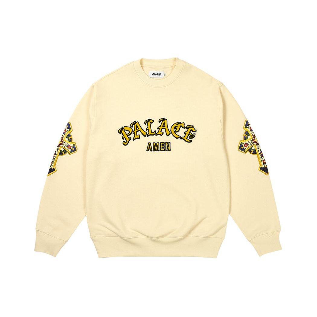 

Мягкие белые топы унисекс Palace Saints Crew P26CS047 M