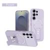 For Magsafe Magnetic Wireless Charging Bracket Phone Case For Samsung A56 A55 A54 A52 S26 Ultra S24 S23 S22 S25 Ultra Plus FE