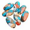 Natural Spiny Oyster Turquoise Cabochons Teardrop - Oyster Copper Turquoise Pear Shape Gemstones