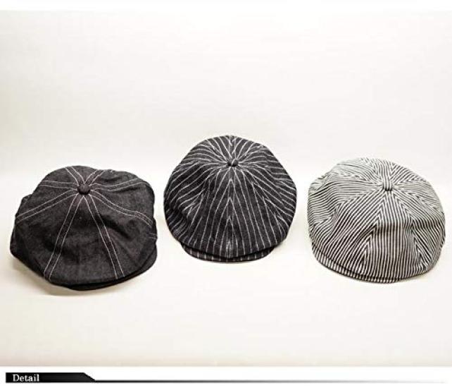 Kojima Jeans Newsboy Made In Free Cap, Japan, RNB-986, Hickory,