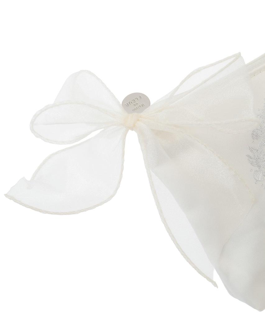 Maison de FLEUR Seashell Print Pouch, Light Blue, Size F, PouchDrawstring Bag, 08000644400