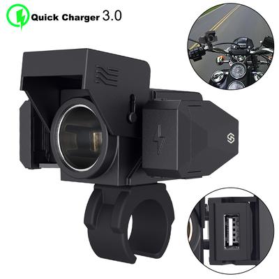 Connector Phone Charging PD QC3.0 Multifunctional 30W Powerful Motorcycle Battery Charger USB Type C Port Socket Smart