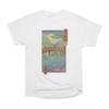 Men Casual Shirts Short Sleeves WATER LILIES UKIYO-E White Tees Oversized T-shirts