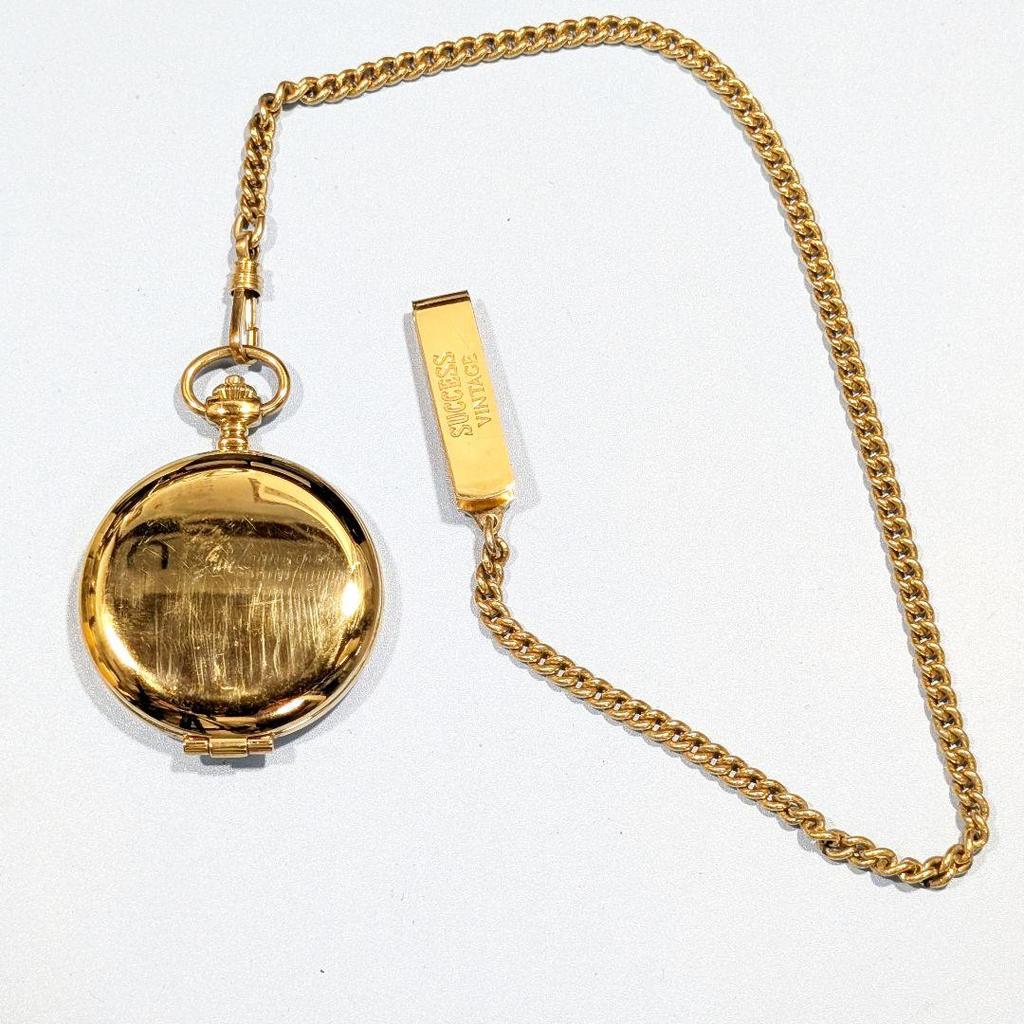 [USED] SEIKO ALBA Pocket Watch, Hunter Case, Battery Replaced, Working Condition, F-09