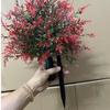 Realistic Lavender Bonsai Stake Real Touch Plastic Artificial Ground Stake Handmade UV Protection Potted Bonsai