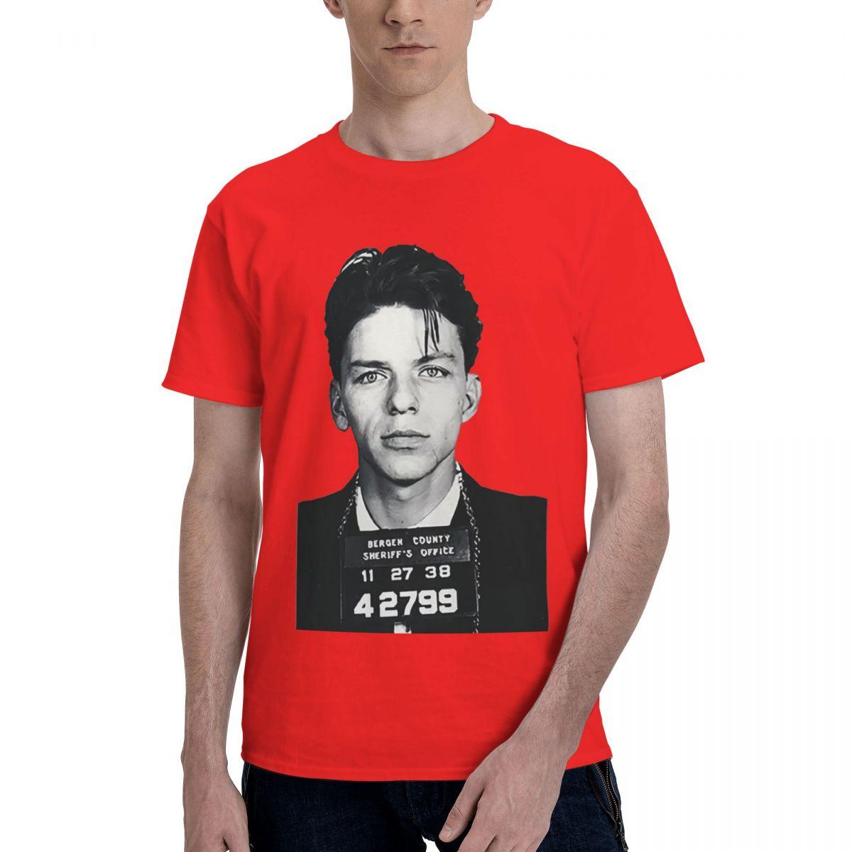Frank Sinatra Mug Shot Wicking 100 Cotton Casual Breathable Confortable Kawaii Funny TShirt For Men Funny Gift S
