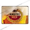 Vintage Beer Metal Tin Sign Rectangular Iron Wall Art Home Decor 20x30 Cm