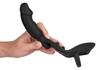 Penis Ring with Vibration and Dildo - Black Velvets