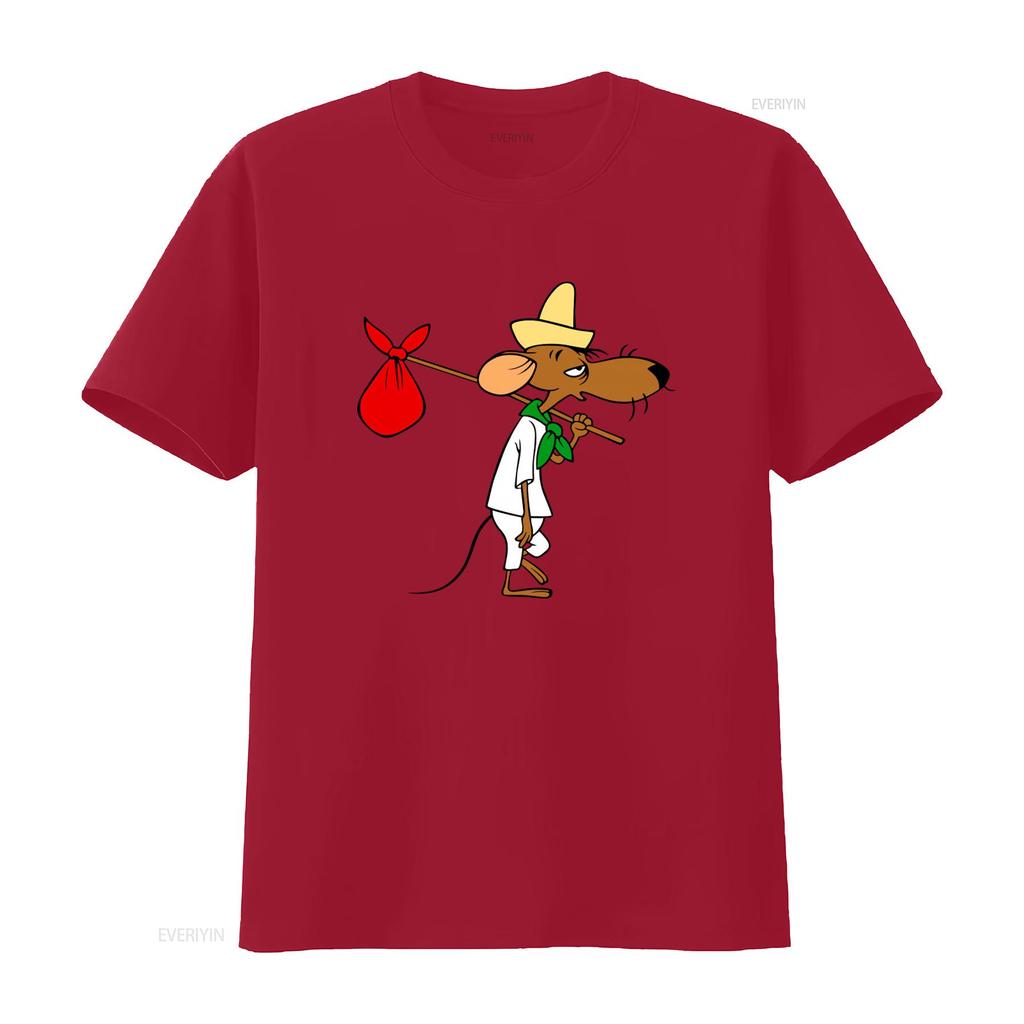 Speedy Gonzales Cartoon Character T Shirt Slow Poke Design Perfect for Fans High Quality Print Comfortable Fabric Ideal Fashion