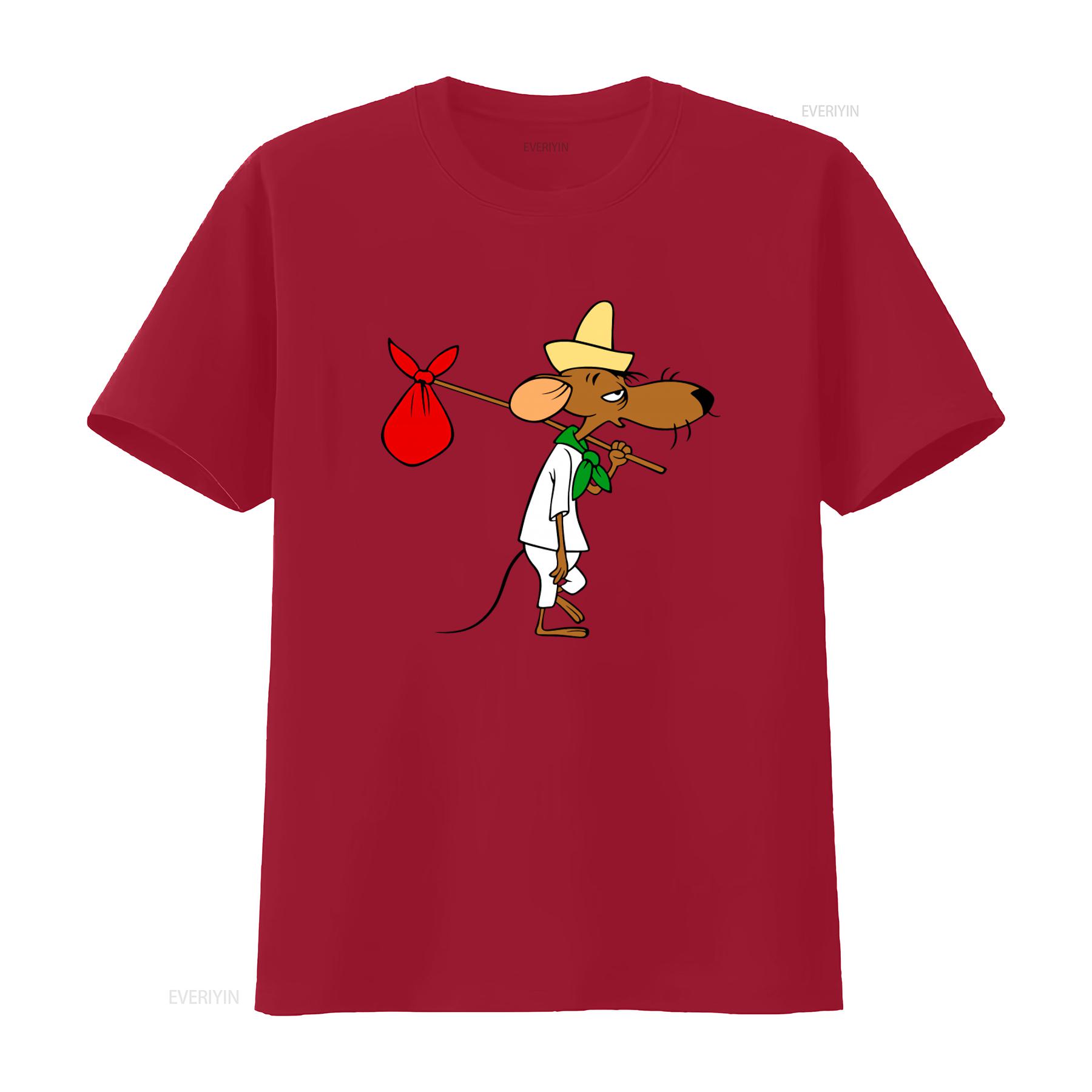 Speedy Gonzales Cartoon Character T Shirt Slow Poke Design Perfect for Fans High Quality Print Comfortable Fabric Ideal fashion S