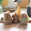 Animals Capybara Plush Keychain Stuffed Doll Capybara Plush Key Chain  Backpack Decoration