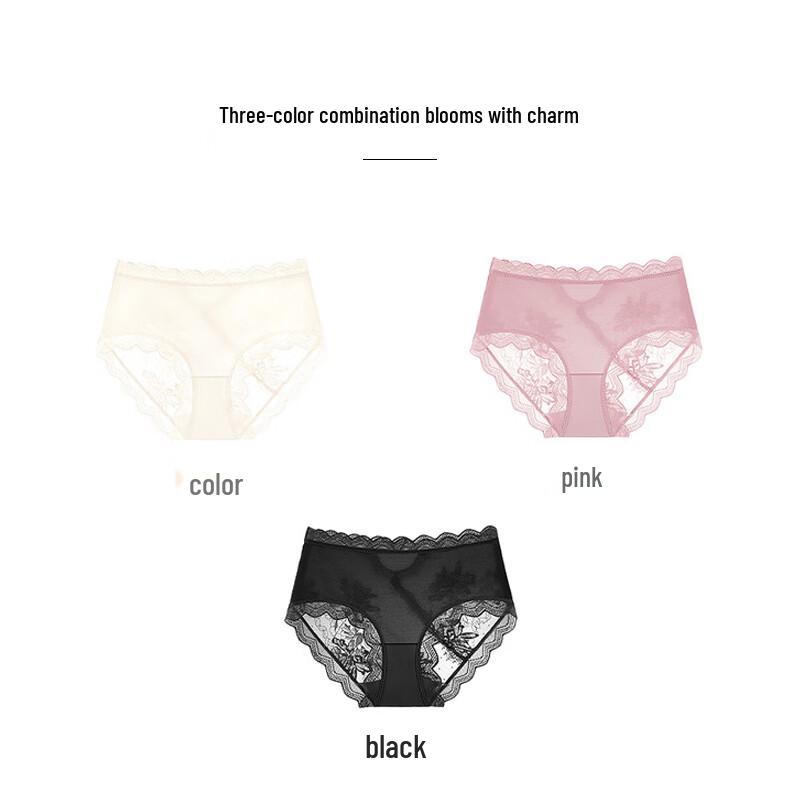 Oudifen Francuskie Koronkowe Majtki Satynowe