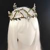Rhinestone Decorated Fairy Tiara Twig Branch Design Fairy Headpiece Woodland Elven Crown  For Women