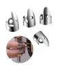 Metal Finger Cap Set Guitar Index Finger Picks Guitar Speed Picks Guitar Finger Picks with Holes
