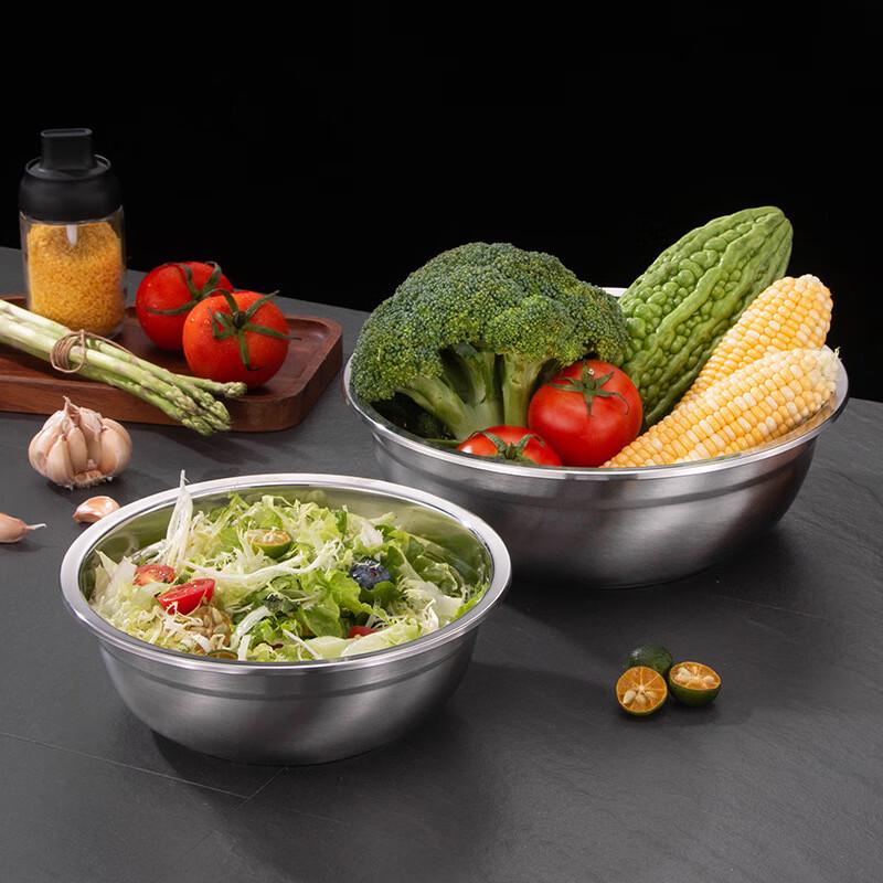 Shangqi 28cm Stainless Steel Korean Style Basin