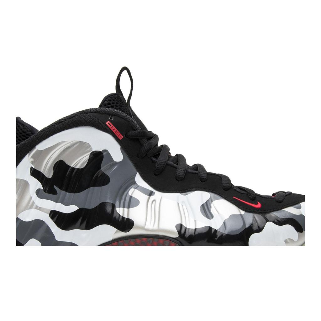 Nike Air Foamposite One PRM 'Fighter Jet' (Unisex) Black / Hyper Red-Drk Grey-White Basketball Shoes 575420 001