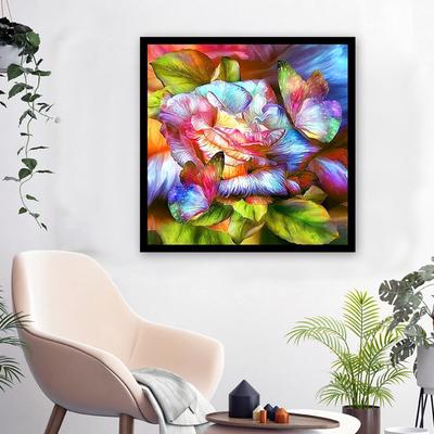 Blume" Diamant-Stickerei 5D DIY Diamant Malerei Kreuzstich Bild voller runder Diamant