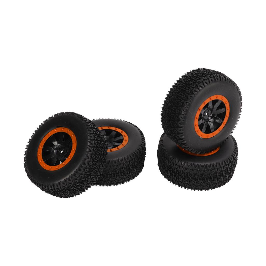 4pcs Short Course Truck Tires 12mm Hex RC Short Course Truck Rubber Wheel for   Slash for HPI