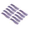 10 Pcs Hair Comb Fine and Wide Tooth Ergonomic Handle Wheat Straw Hair Styling Comb