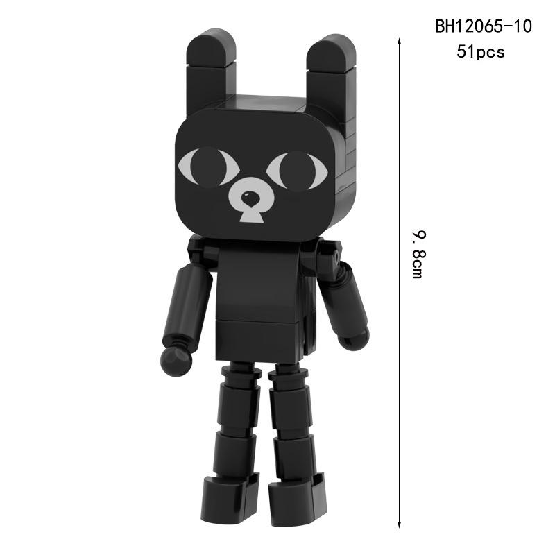 Anime Animal Hospital Building Block Horror Game Animal Hospital Anomaly Building Block Bricks Toy Fans Collect Gifts