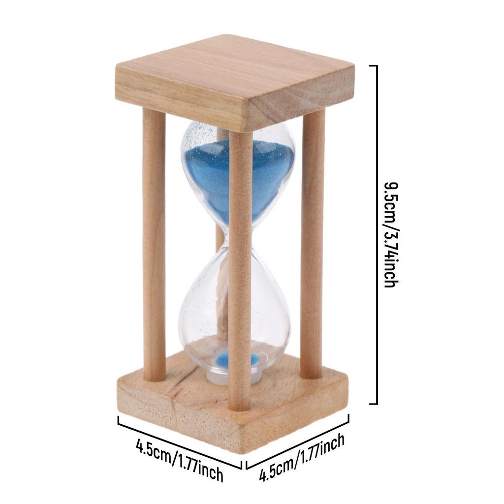 5 minutes wooden frame sandglass toothbrush timer hourglass tea timer decoration