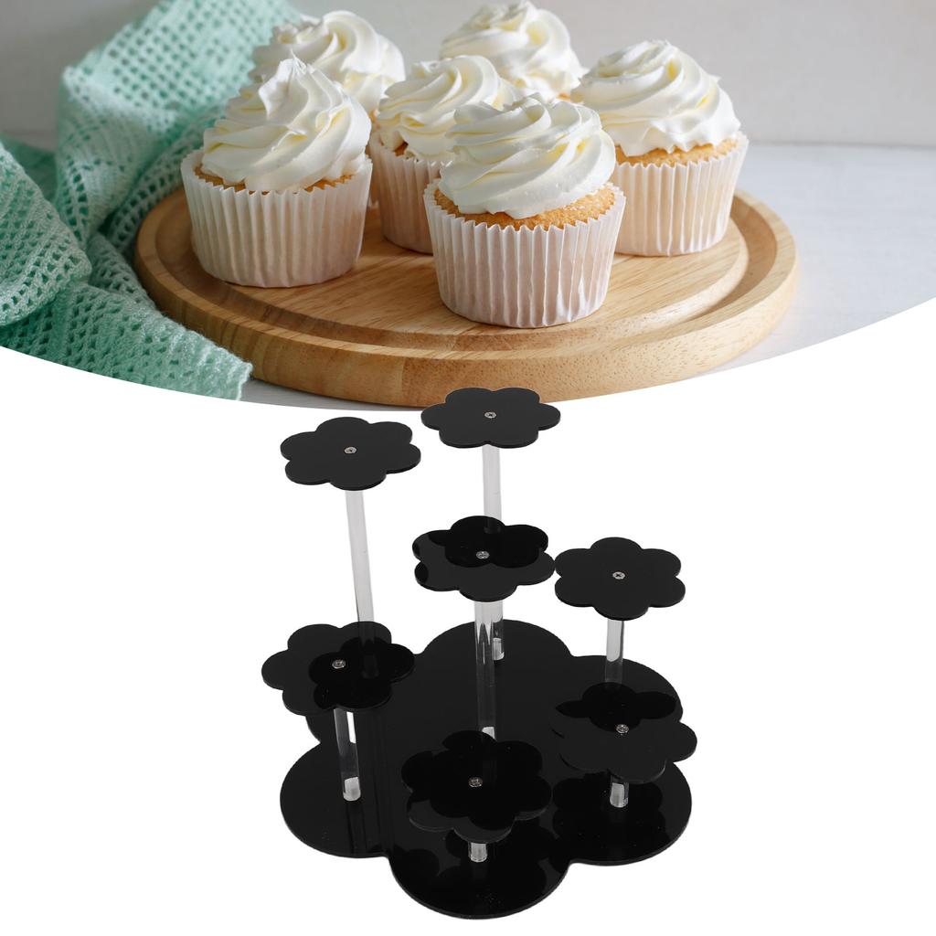 Acrylic Display Stand Figures Perfume  S Storage Risers Cupcake Dessert Conutertop Desktop Decoration
