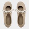Fashion 2025 Luxury Designer Lace-up Ballet Flats Mary Jane Fashion Suede Round Toe Casual Women Shoes Outside Soft Soled Loafers Flats