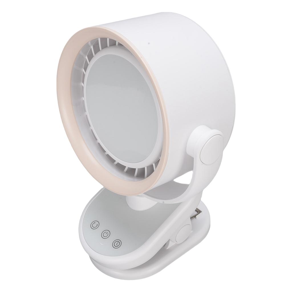 Tilt Desk Fan 100 Speeds USB   Desktop Wall Mounted Clip On 4000mah Battery Bladeless Quiet Cooling Fan