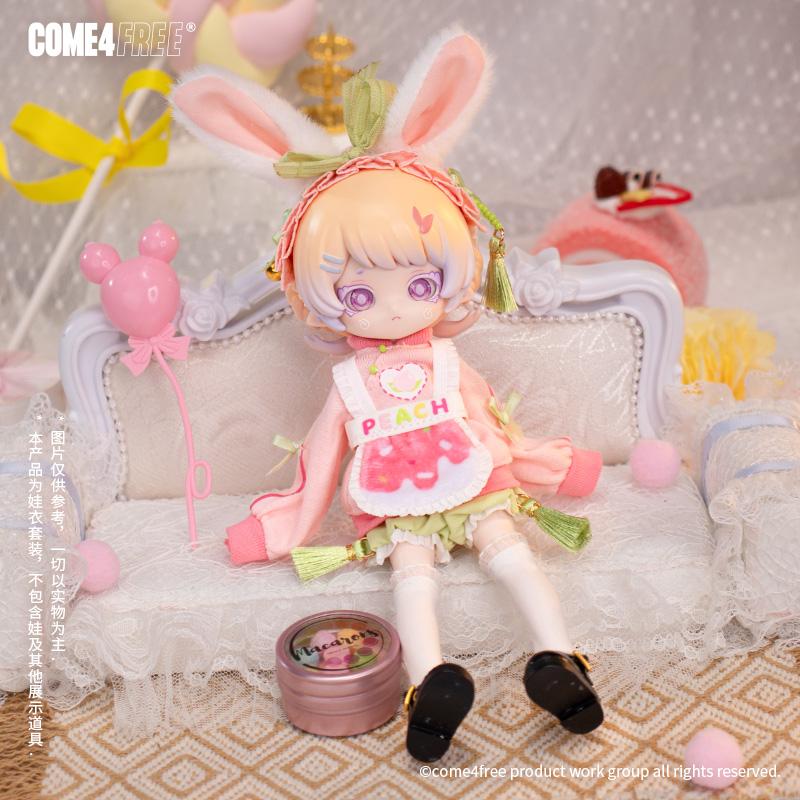 COME4FREE Daily Series 12 Bjd Doll Clothes OB11 Doll Girls Diy Skirt Toys Cute Action Figure Accessories Cartoon Decor Gifts