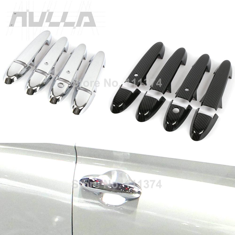 

Хромированное углеродное волокно для Honda City 2022 2023, декоративная наклейка на ручку боковой двери, накладка, украшение автомобиля SL 0