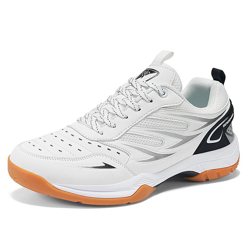 

Badminton Shoes for Men Anti-Slip Professional Sport Sneakers for Man Women Outdoor High Quality Gym Tennis Matches 36 белый