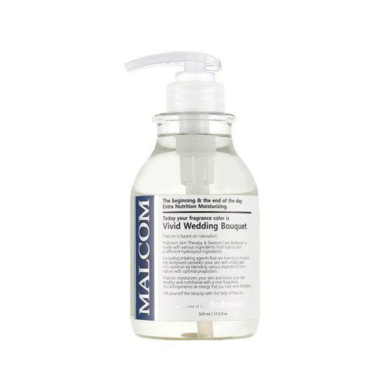 MALCOM Mildly Acidic Allergy-Free Body Wash 520ml (5 Scents)