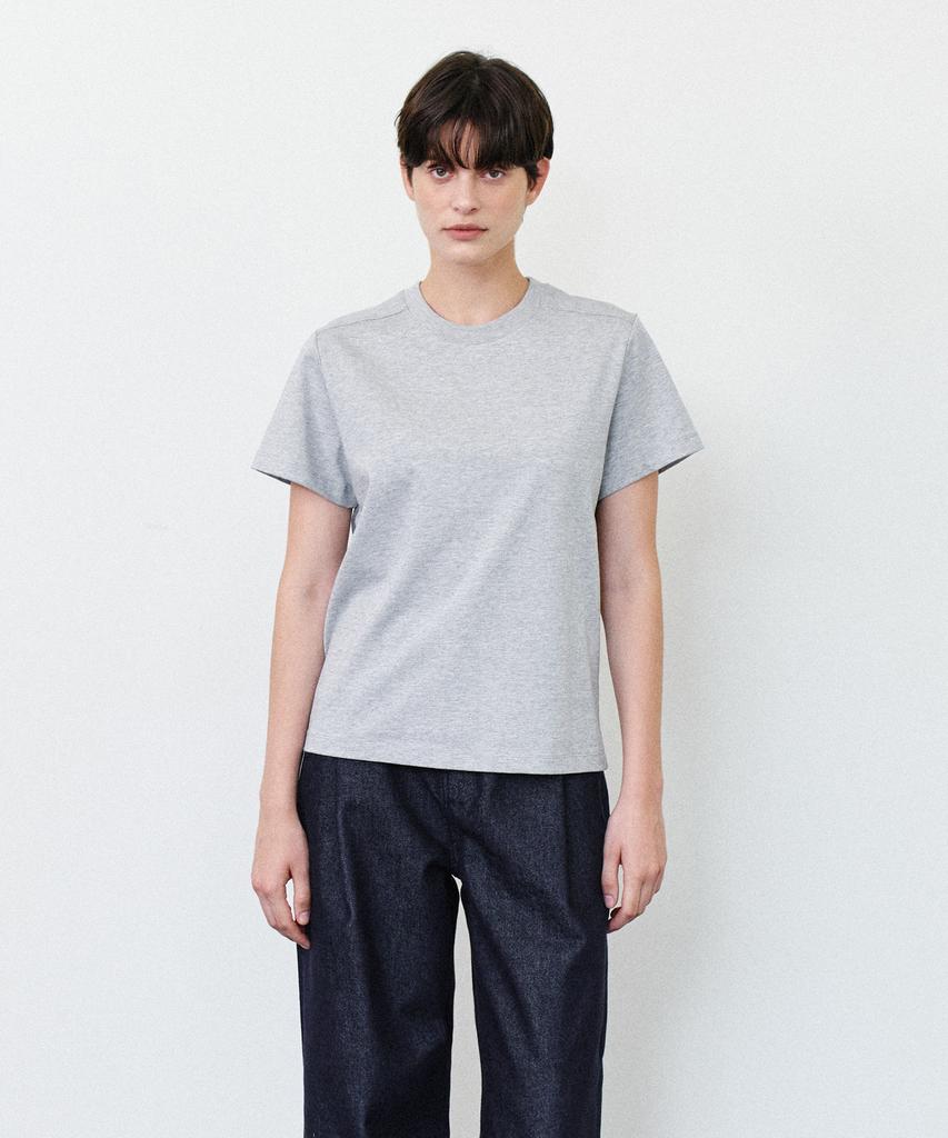 NOTIA Solid Half T-Shirt - Gray