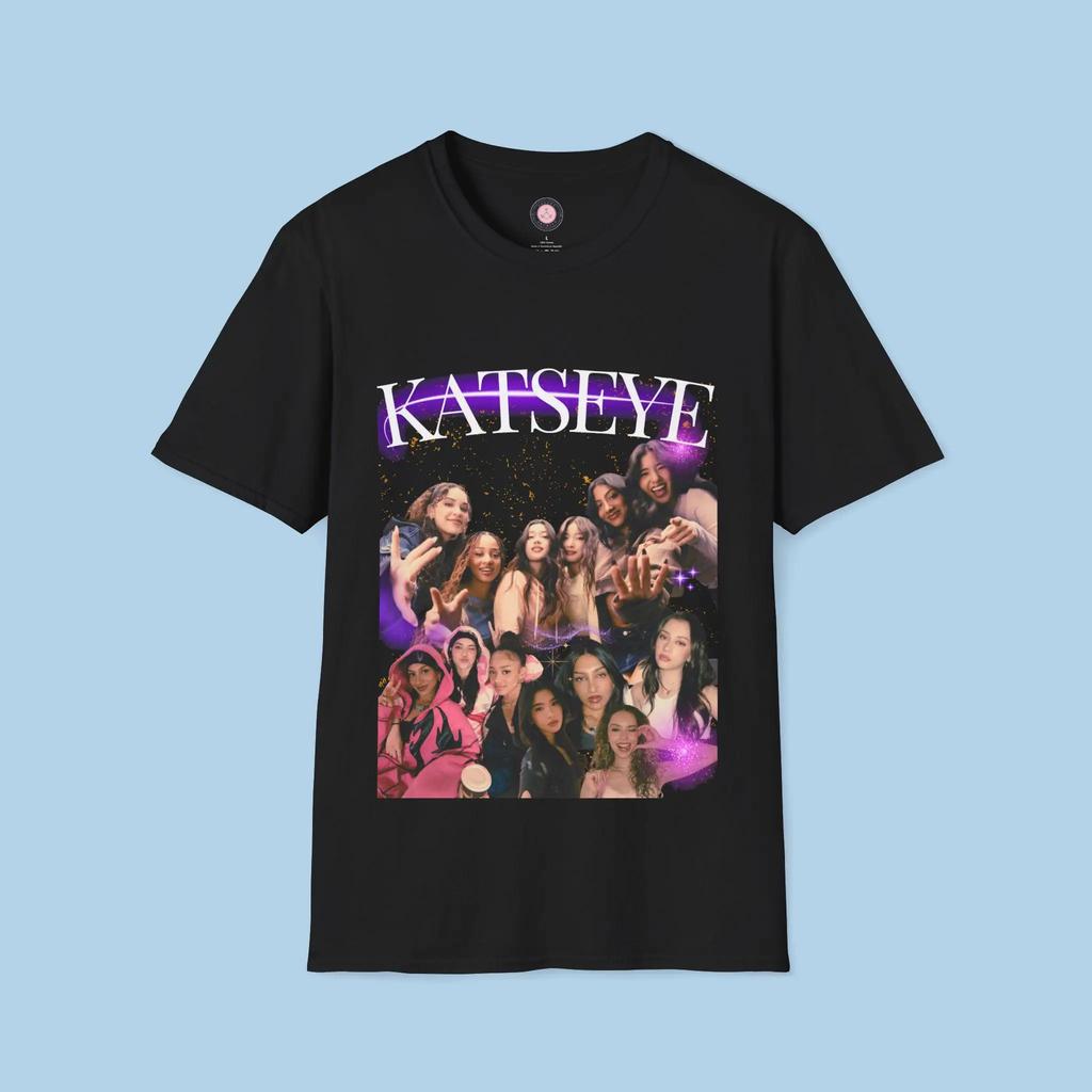 Katseye Touch graphic Tshirt Korean street style unisex girl group Tshirt mens and womens childrens Tshirt Christmas gift