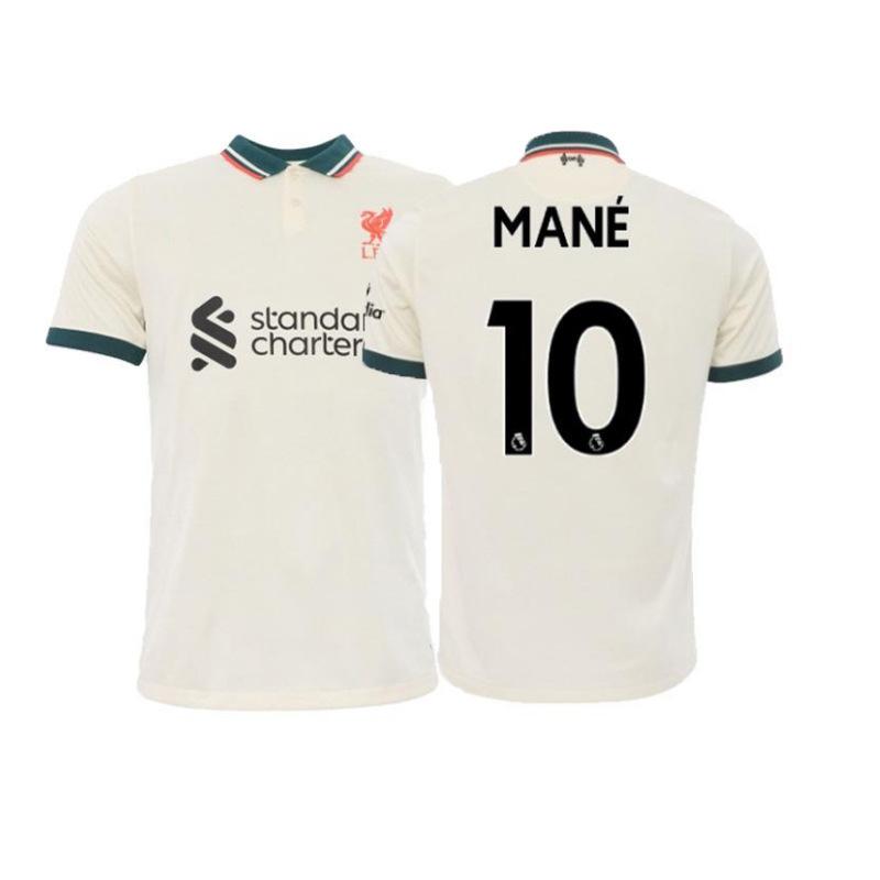 Liverpool Beige Equipacion Del Liverpool 2021 Fútbol Camiseta