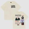 Rapper NATOS WAOR Album 2025 Merch T-Shirt Herren Hochwertige Mode O-Ausschnitt T-Shirt Hip Hop Übergroße T-Shirts Streetwear