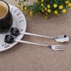 Home Cute Animals Stainless Steel Cartoon Cat Dessert Spoon Stirring Tool Coffee Stirrer Tea Spoons