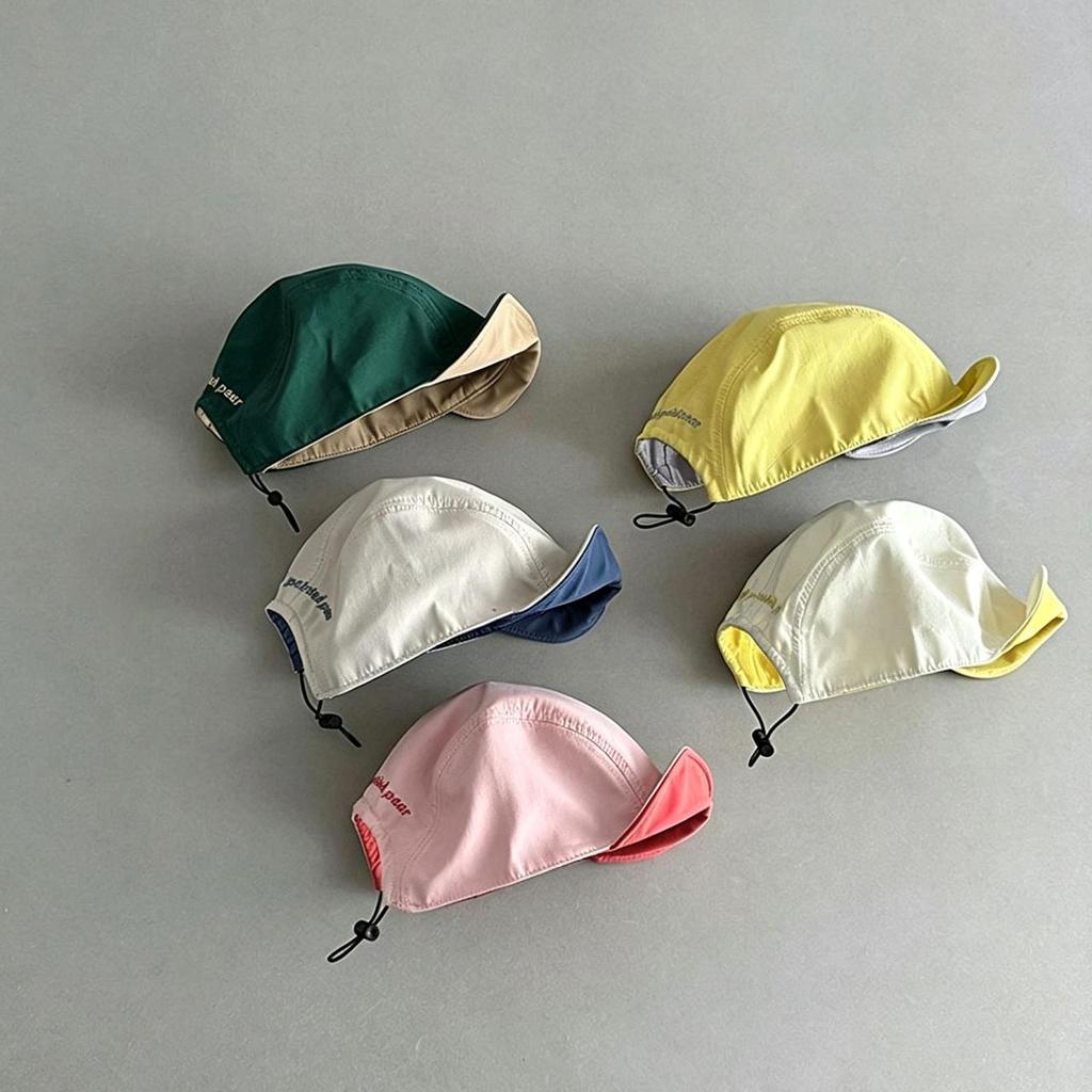 Double-sided Baby Baseball Cap Summer Quick-drying Kids Sun Hat Breathable Soft Thin Brim Hip-hop Toddler Visor Hats