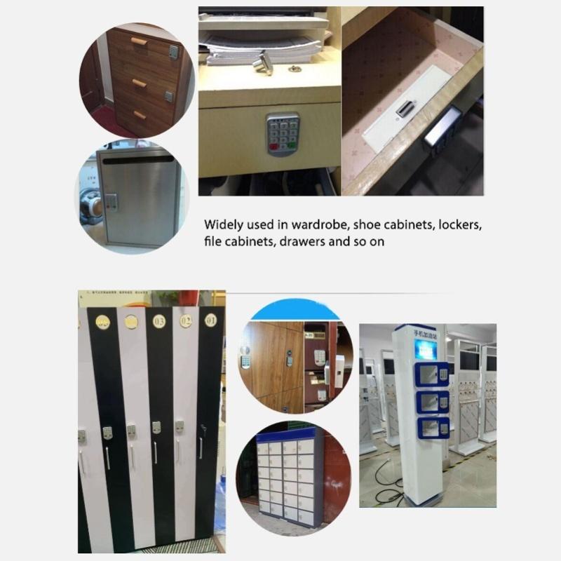 Digital Electronic Coded Lock Keyless Entry Cabinet Password Lock Keypad Lock For Wardrobe Shoe Cabinet Bedside Table