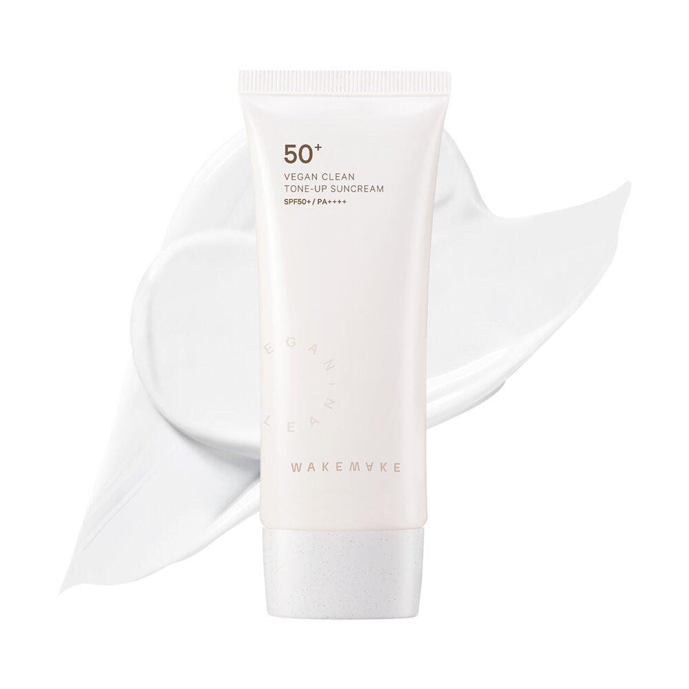 WAKEMAKE Веганский Чистый Тон-Ап Солнцезащитный Крем SPF50+/PA++++ 50мл