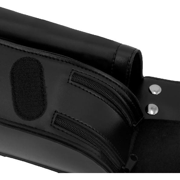 PU Leather Saddlebag Guard Bag with Water Drink Bottle Holder Fit For Harley Touring Electra Street Tri Glide Road King Glide 1983-2025 (Right)