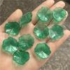 10-Piece Set: 22x24mm 3D Lotus Leaf DIY Hairpin Material for Ancient Style Jade Hairpins