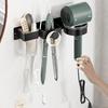 Wandmontage Föhnhalter Badezimmer Haarwerkzeug Organizer Rack Starke Tragfähigkeit Einfach zu installieren Lockenstabhalter Föhnhalter
