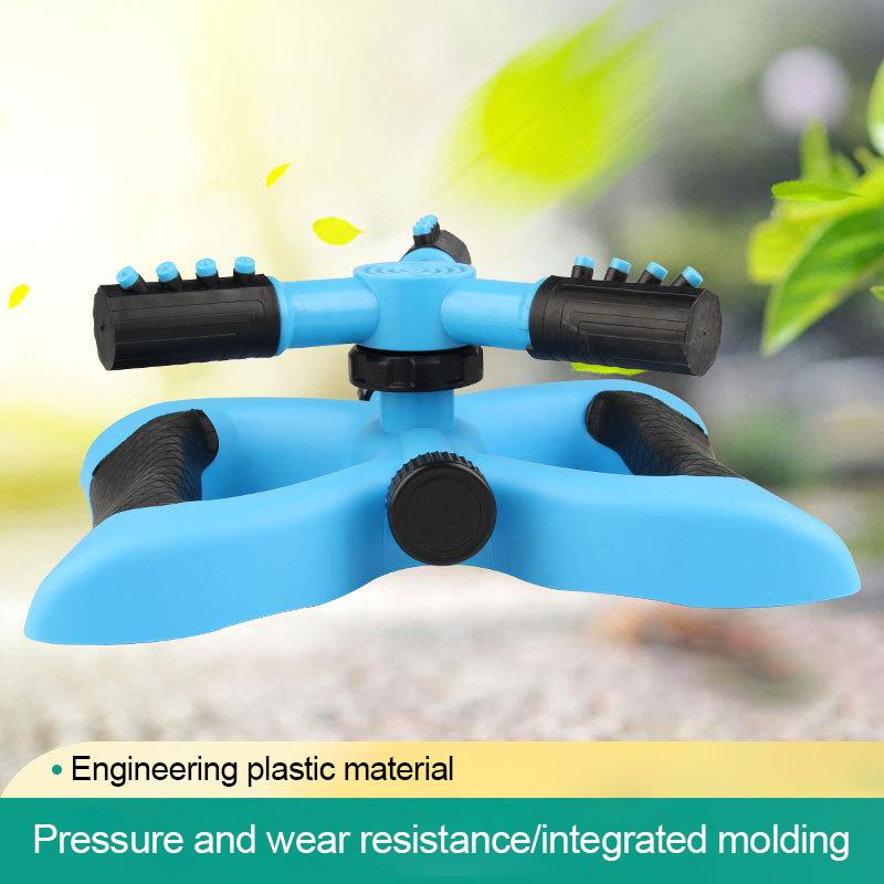 

Садовый газонный дождеватель, автоматическая вращающаяся на 360 градусов система полива, большая площадь покрытия двора, садовый дождеватель, инструмент для полива сада синий
