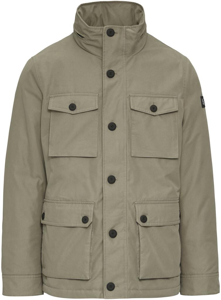 s.Oliver Winter Jacket with Lining and Patch Pockets In Utilitarian Style (2150269) Green