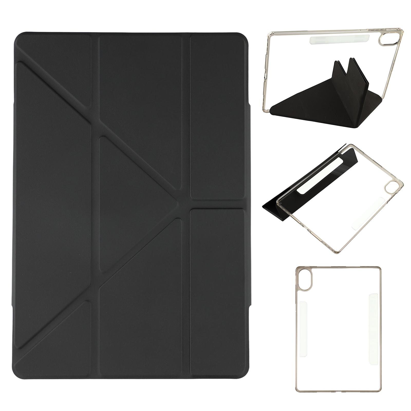 

Для Huawei MatePad Air (2024) Чехол Магнитная Двойная Застежка ПУ ТПУ Акрил Подставка-Оригами Чехол для Планшета Black