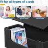 Card Case Deck Box Guard Card Protector with Top Open Magnetic Lid Organizer Trading Cards Durable Dustproof Sturdy Storage Case