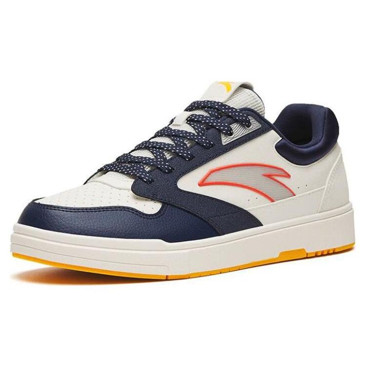 New Anta Durable Breathable Low Top Skateboard Shoes Men's Ink Blue 112328018-4