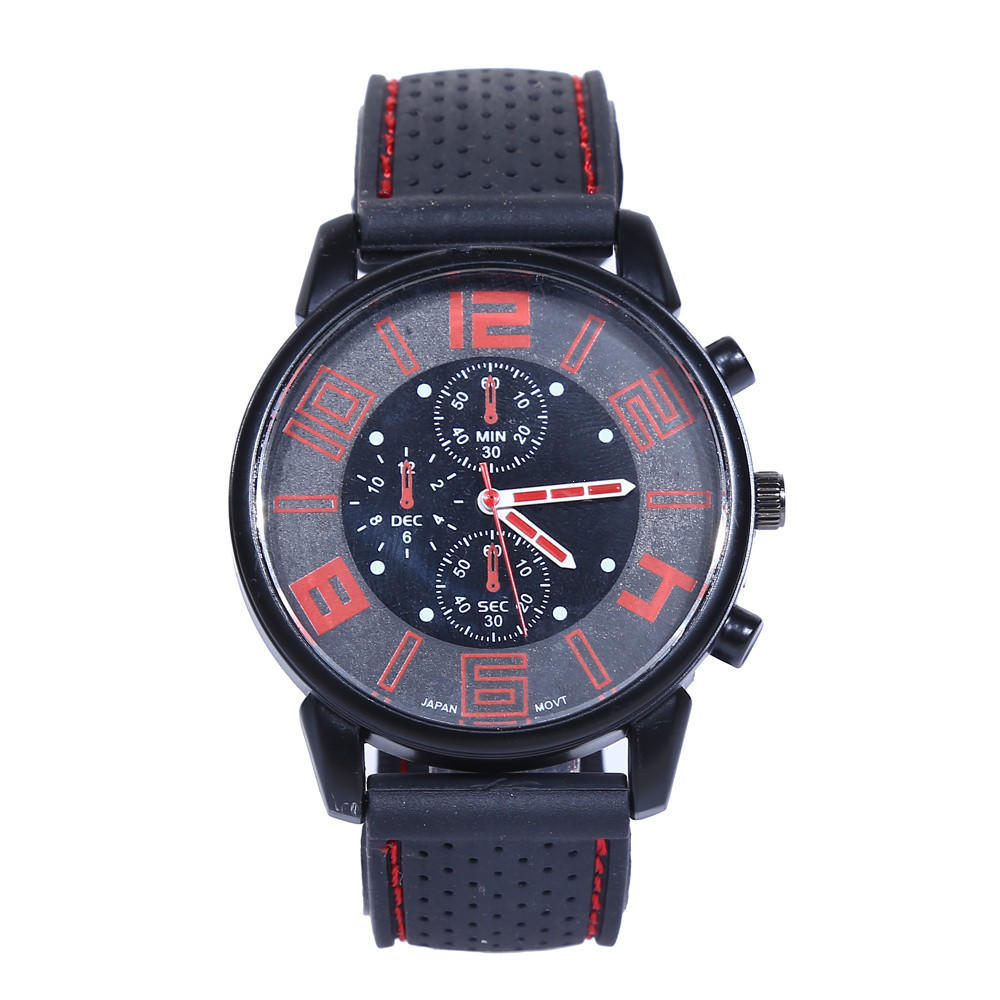 Men Fashion Stainless Steel Sport Cool Quartz Hours Wrist Analog Watch