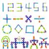 HIMMEL Squigs, a 48-Piece Set of New Educational Building Blocks for Walls, Assembly, Bath Toys, and DIY Birthday Gifts for Boys and Girls